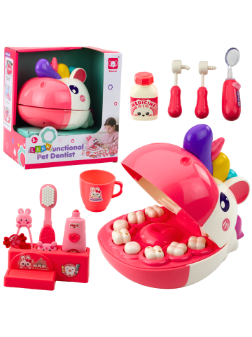 Wisam® Einhorn Zahnarzt Lernset Arzt Zahnarzt Rosa