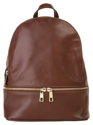 piké Rucksack echt Leder in braun
