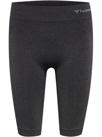 Hummel Hummel Cycling Kurze Hose Hmlci Yoga Damen Dehnbarem Feuchtigkeitsabsorbierenden Nahtlosen in BLACK MELANGE