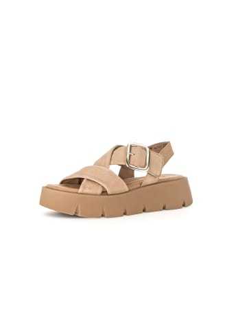 Gabor Fashion Plateau Sandale in beige