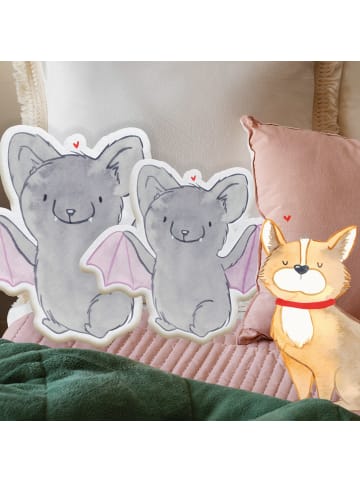 Mr. & Mrs. Panda tier kuscheltier Fledermaus Classic ohne Spruch in Weiß