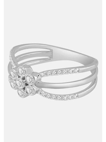 Diamant Exquis Ring aus 585 Weißgold mit Diamant