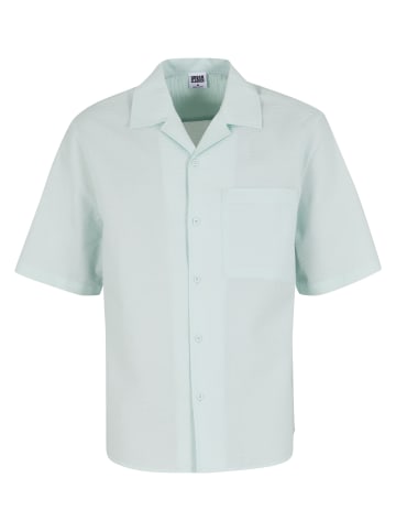 Urban Classics Short Sleeve Shirt in frostmint