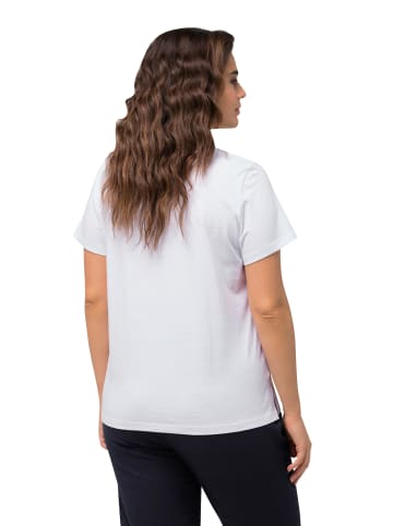 Ulla Popken Shirt in schneeweiß