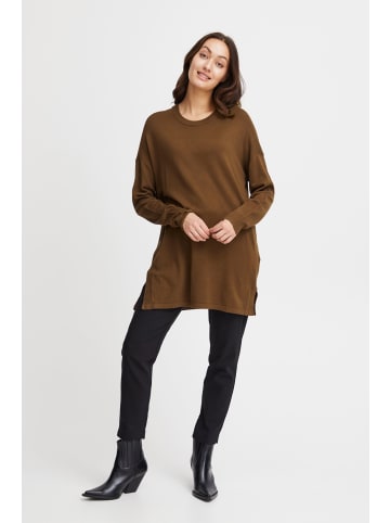 Fransa Strickpullover FRBLUME TU 4 - 20612424  Strickkleid in Midi-Länge in Braun
