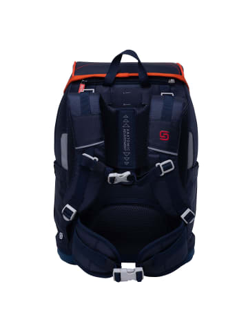 SCHNEIDERS Ergoplus Schulranzen-Set 8-teilig in black red