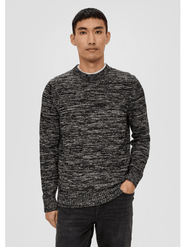 S. Oliver Strickpullover langarm in Schwarz