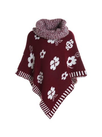 BEZLIT Poncho in Bordeaux