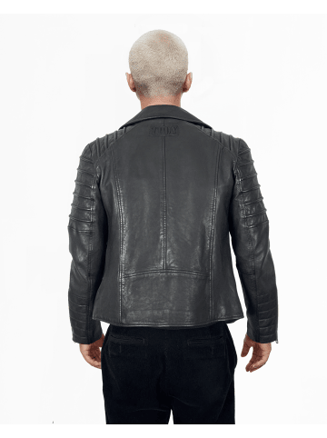 trueprodigy Lederjacke John in Schwarz