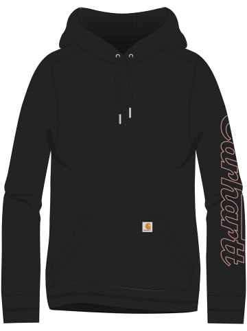 CARHARTT  Kapuzensweatshirt in schwarz