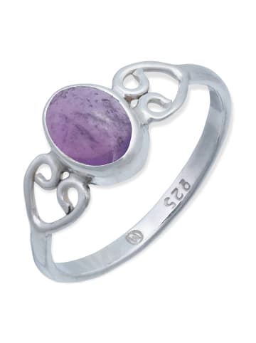 mantraroma 925er Silber - Ringe mit Amethyst