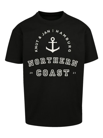 F4NT4STIC T-Shirt Northern Coast Nordsee Knut & Jan Hamburg in schwarz