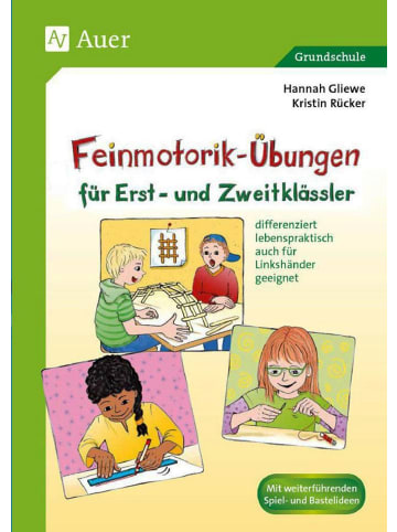 Auer Verlag Feinmotorik-Übungen für Erst- und Zweitklässler | differenziert -...