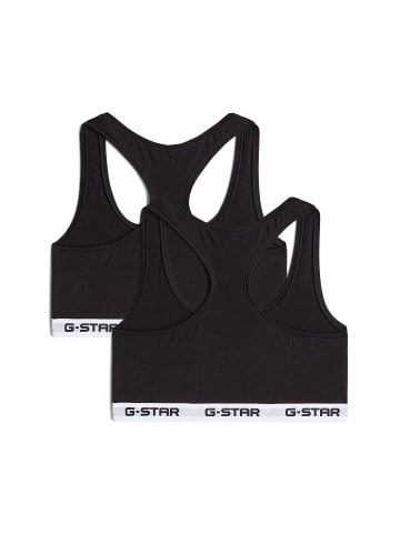 G-Star Raw Racerback Bralette 2er-Pack black
