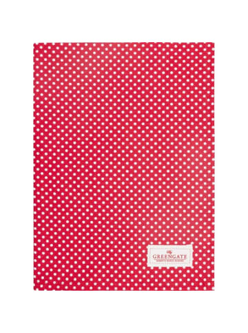 Greengate Geschirrtuch DOTTY Rot mit weißen Punkten
