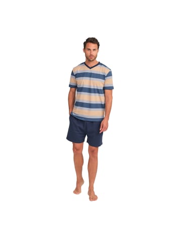 J and J Brothers Schlafanzug in Blue