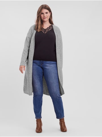 Vero Moda Strickjacke in Light Grey Melange