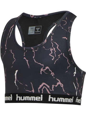 Hummel Top Ringerrücken Hmlmimmi Mädchen in CAVIAR/TWILIGHT MAUVE