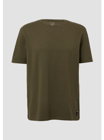 QS T-Shirt in 7934_olivgrün