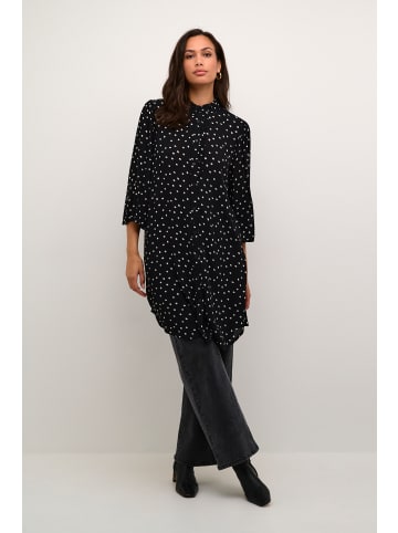Kaffe Kleid KAvinni Loose fit in Black/White dot