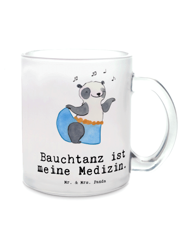 Mr. & Mrs. Panda Häferl Panda Bauchtanz mit Spruch in Transparent