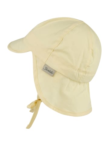 Sterntaler Schirmmütze mit Nackenschutz uni in dunkelgelb