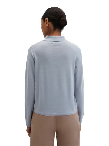 Marc O'Polo Feinstrick-Poloshirt regular in Grey Horizon