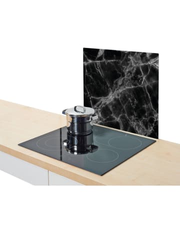 Zeller Present Herdblende-/Abdeckplatte in schwarz