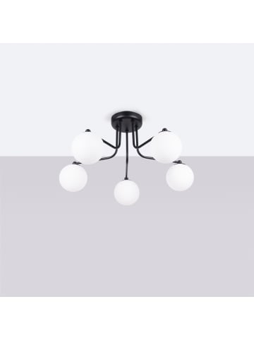 Nice Lamps Kronleuchter BEAM 5 schwarz H 29 cm