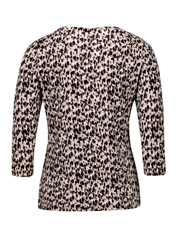 Betty Barclay Printshirt mit Schnalle in Beige/Schwarz