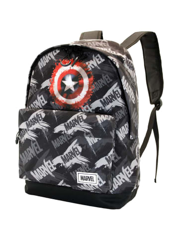 Marvel Rucksack Captain America Scratches-FAN HS in grau