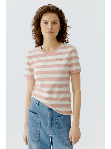 Oui T-Shirt in white red