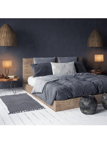 relaxdays 2 x Tischlampe in Gold/ Weiß - (B)28 x (H)51 x (T)18 cm