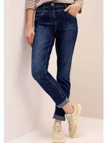 Cecil Jeans in mid blue used wash