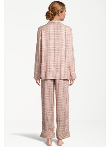 Seidensticker Pyjama Soft Light Flannel in Peach