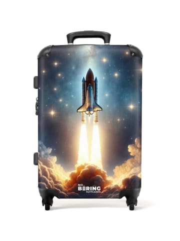 NoBoringSuitCases Suitcase Einzigartiger Rocket Launch-Druck –