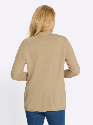 Sieh an! Strickjacke in beige-ecru