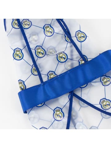 Real Madrid Hunderegenmantel, wasserdichte Jacke für Spaziergänge XS