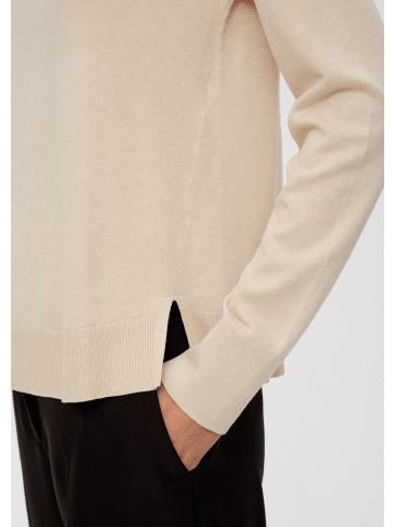 s.Oliver BLACK LABEL Strickpullover langarm in Beige