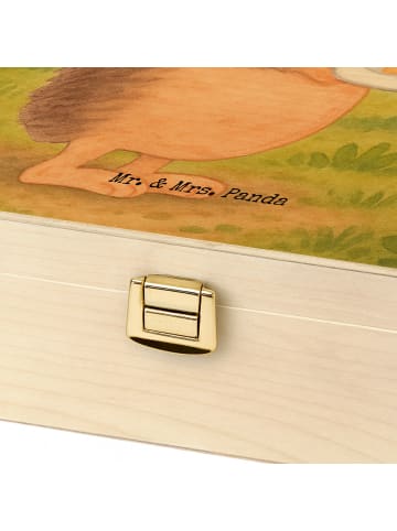 Mr. & Mrs. Panda Tee Box Igel Kuchenstück Design ohne Spruch in Weiß