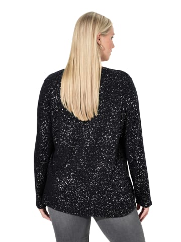Ulla Popken Sweatshirt in schwarz