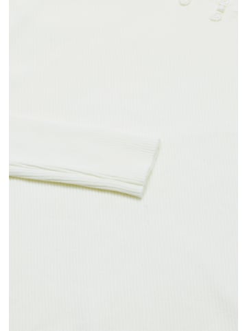 paino Damen Strickpullover in Wollweiss