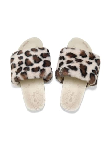 Flip Flop Hausschuh "pool*leo fur" in weiÃŸ