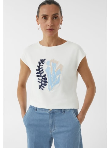 comma T-Shirt in 01E5_weiß