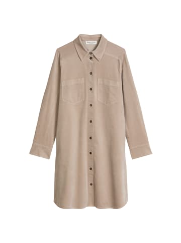 Marc O'Polo Samt-Hemdblusenkleid regular in Chalky Mauve