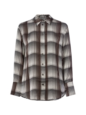 Someday Bluse Zebecca in anthrazit ecru - 0001