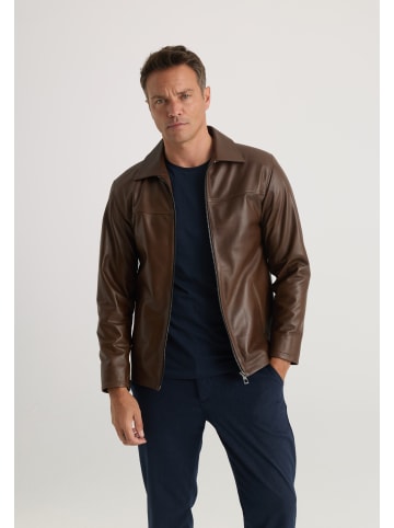 Felix Hardy Lederjacke in braun