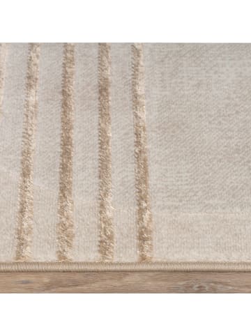 KADIMA DESIGN Teppich Kurzflor Abstrakt Wohnzimmer in Beige