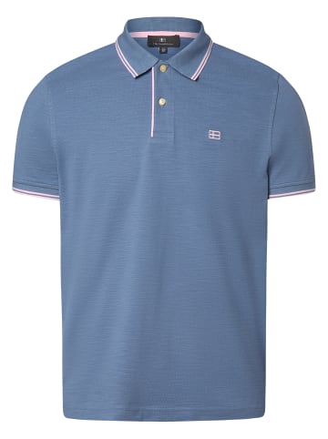 Nils Sundström Poloshirt in indigo