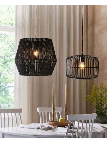 Beliani Pendelleuchten GWERU in Schwarz - (W) 30 x (H) 35 x (L) 30 cm